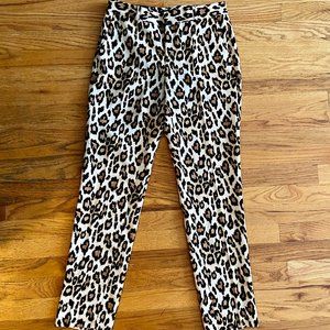 Banana Republic Women's Avery Cheetah Print Pants